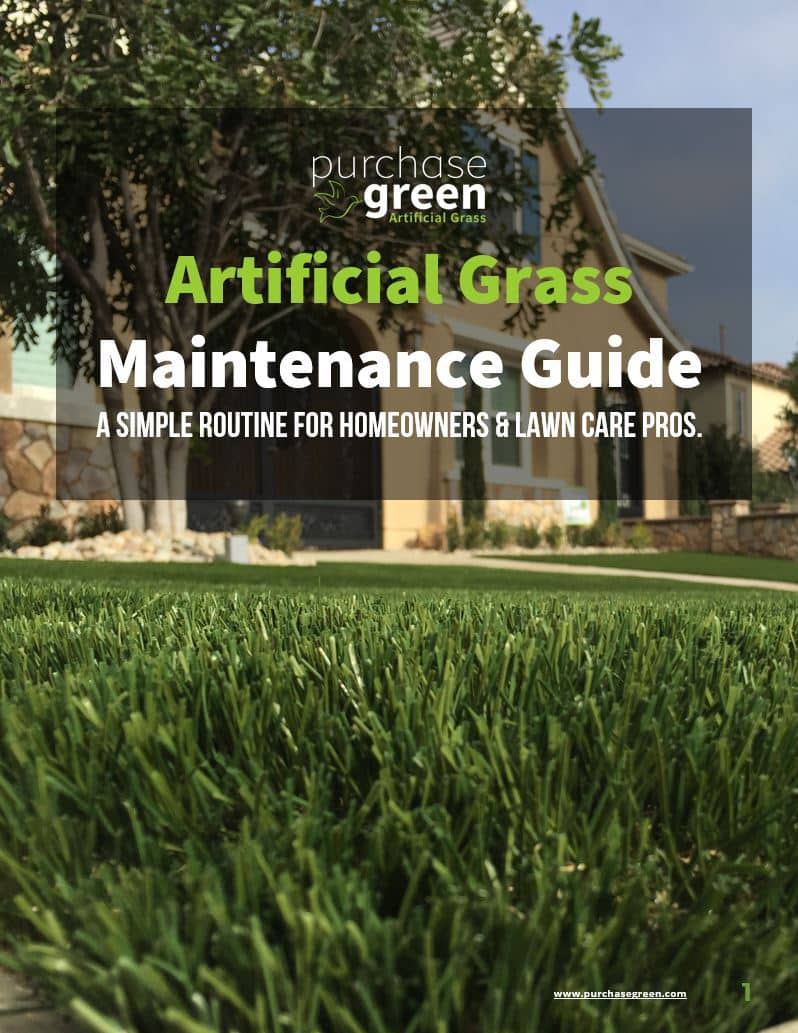 artificial grass maintenance