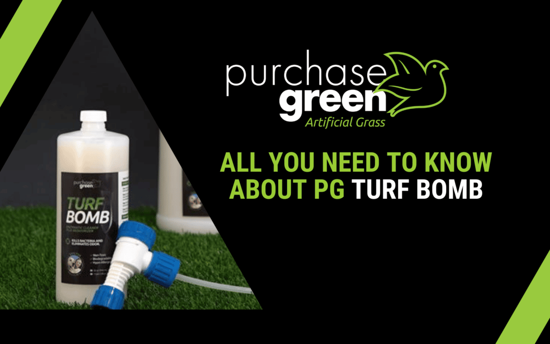 All You Need to Know About PG Turf Bomb – Artificial Grass Deodorizer